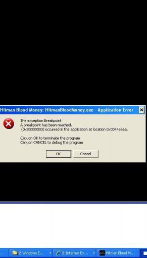 Hitman : Blood Money error