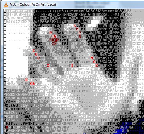 VLC Ascii Art